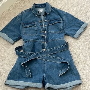 TOPSHOP Jean romper